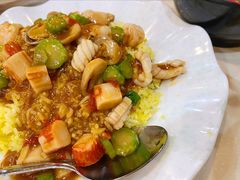 咖喱海鲜炒饭-旺角宝港式茶餐厅(寮步店)
