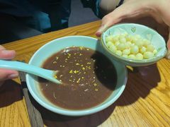 桂花豆沙鸡头米-鑫震源·苏式大虾生煎(山塘街店)