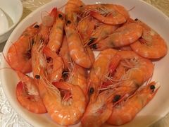白灼海中虾-糟粕醋·椰苑海南菜餐厅(亚龙湾天域酒店)