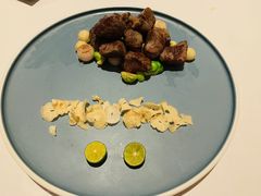 玫瑰岩盐煎澳洲雪花牛肉粒-广州富力丽思卡尔顿酒店·丽轩·粤菜