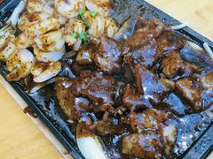 黑椒铁板牛柳虾仁-小巷餐厅(五大街店)