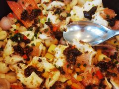 鸡纵菌爆炒石斑鱼球-伯衡55·吉品轩(乌鲁木齐南路店)