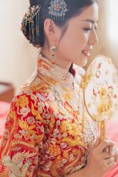 点击看大图 龙凤褂-纯色时光婚纱艺术馆WHITE