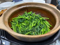 啫啫虾酱空心菜-熠盛粤味(永康路店)