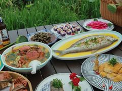 -七的湖·晚芳亭·阳澄湖农家菜·大闸蟹(莲花岛店)
