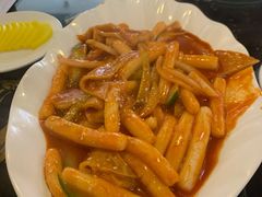 鱼饼炒年糕-桃园中华料理炸酱面(燕儿岛路店)