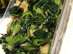 菠菜面筋-石榴花新疆清真餐厅(莫愁湖店)