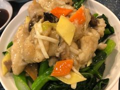 時菜炒斑球-荣发茶餐厅(龙琛路店)