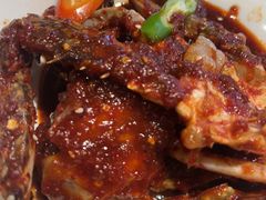 草家招牌酱辣蟹-草家酱蟹炭火烤肉店(珲春南路一店)