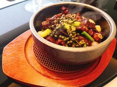 石锅花椒牛肉-洋房汤馆