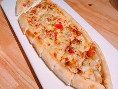 鸡肉奶酪皮塔饼-伊斯坦布尔土耳其清真咖啡餐厅