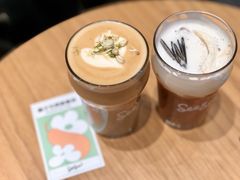 栀子花梨香拿铁-Seesaw Coffee(苏州中心店)
