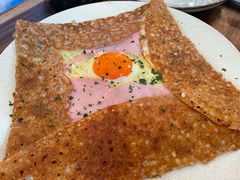 巴黎火腿鸡蛋芝士蘑菇可丽饼-RAC BAR(安福路店)