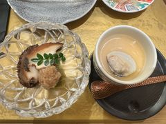 矶煮鲍鱼伴肝酱-鮨政·Omakase(港汇恒隆广场店)