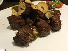 青芥香蒜牛柳粒-唐廊烤鸭店(工体店)
