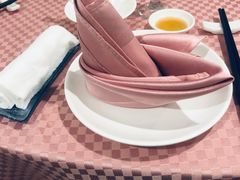 餐具摆设-三台山庄中餐厅