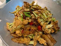 有机菜花-悦海·家宴·冰花皮皮虾大锅贴(宝龙店)