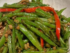 沙茶肉糟啫云南扁豆-小炳胜(卓悦中心店)