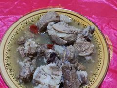 -陕北农家小吃风干羊肉剁荞面