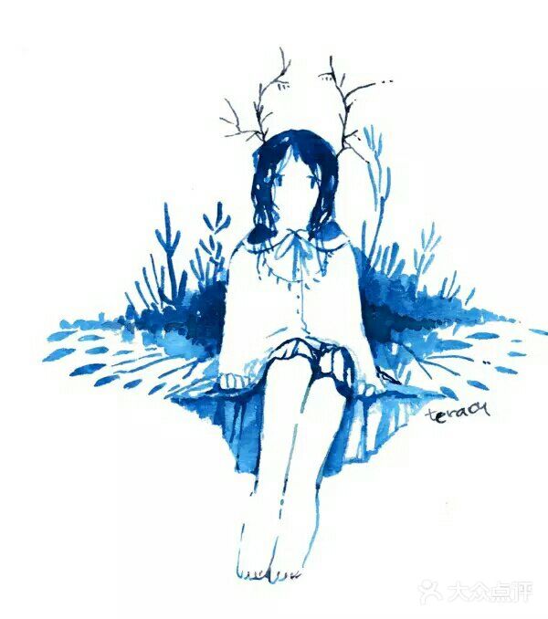 只用一种颜色画画，能美成什么样[惊讶]