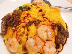 滑蛋牛肉虾仁-有章牛杂(石厦店)