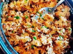 香菇煲仔锅巴饭-马仕玖煲·融合菜·酥不腻烤鸭(人大店)