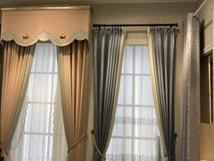 -百合布艺丨窗帘墙布软装(轻纺市场店)