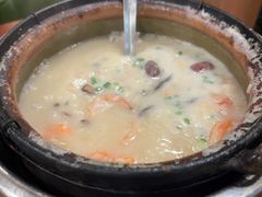 田鸡虾砂锅粥-利杨记·本味轩粥坊·烧烤(宝体店)