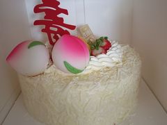 仙桃祝寿生日蛋糕-味多美蛋糕(朝阳门华普店)