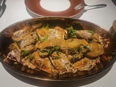 烤三黄鸡配羊肚菌黄酒汁-Oyster Talks 四度蚝法餐厅