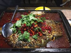 -探鱼·鲜青椒爽麻烤鱼(中天广场店)