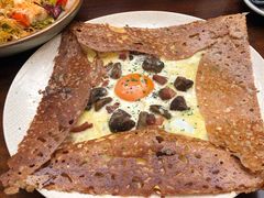 鸡蛋蘑菇熏肉荞麦可丽饼-RAC BAR(安福路店)