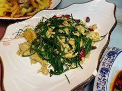 沙葱炒鸡蛋-伊帆食府·青海地方特色美食