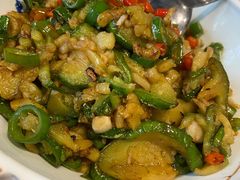 小炒有机青皮茄子-陈大锅·岳阳鱼馆·地道岳阳菜(美食街店)