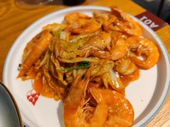 大虾烧白菜-1937青岛老味道·海肠捞饭·青岛菜(大鲍岛栈桥店)