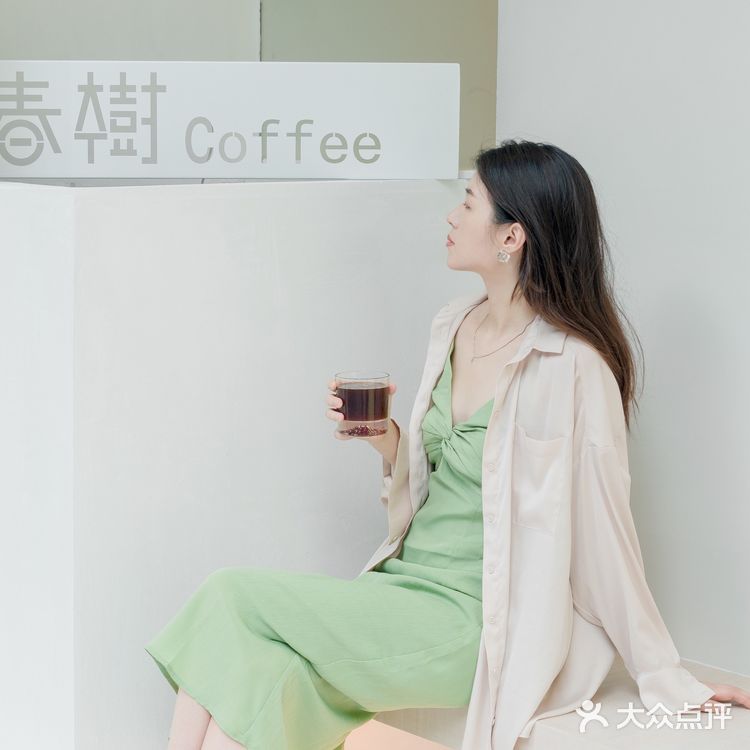 🍃深圳新店🤍简约纯白复式咖啡店☕️无死角!