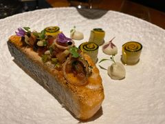 挪威三文鱼配法葱酱汁-AZUL by FUEL蓝色·法式酒馆(琶醍店)