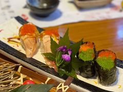 葱烧三文鱼寿司-大江户日本料理(吕厝店)