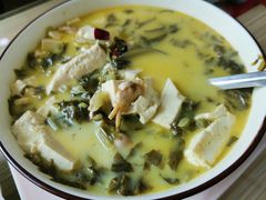 蛏肉雪里红豆腐-叶存利海鲜大馅饺子(海宁路总店)