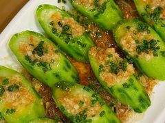 蒜蓉粉丝蒸广东丝瓜-永記粤菜·五指毛桃花雕鸡煲(九亭店)