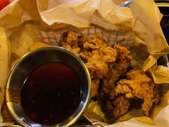 甜辣无骨炸鸡-包装马车·韩国料理·포장마차