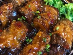 铁板烧汁茄子-粤港餐厅(禹州商业广场店)