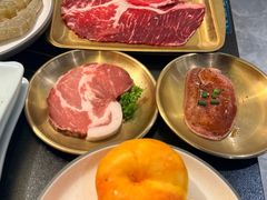 鲜切牛肉-東盛炭烤自助料理(玄武招商花园城店)