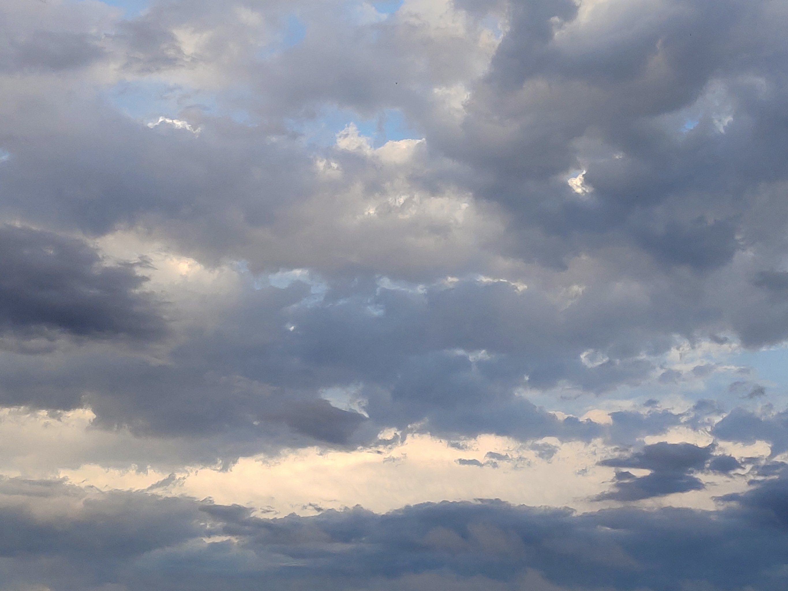 傍晚的天空色彩斑斓