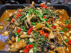 青椒紫苏牛蛙-水浒湘西小串烧烤(西村店)