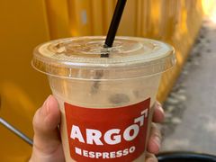 覆盆子拿铁-Joymean coffee.见面咖啡