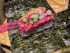 海胆生牛肉手卷-老乾杯和牛烧肉(王府中环店)