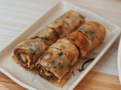 葱饼卷牛肉-台北楚楚园馅饼粥(虹桥南丰城店)