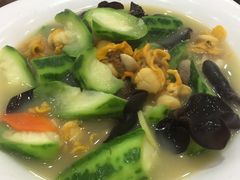 胜瓜浸鲜瑶柱-金瑞轩大酒楼·顺德鱼生·粤菜海鲜(东江国际店)