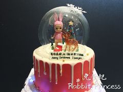 圣诞蛋糕-兔子妃私人定制蛋糕(城南花苑南区店)